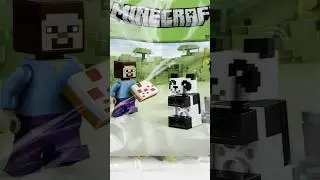 Lego Minecraft 30672 - Steve and Baby Panda Polybag #lego #minecraft #steve #panda #polybag