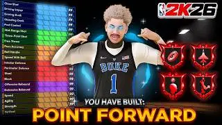 Мой разыгрывающий форвард ростом 203 см &mdash; полубог в NBA2K26.