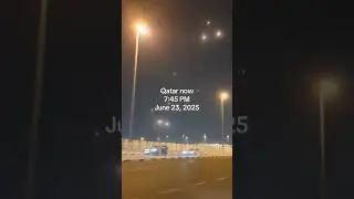 Iran missile strikes Qatar #new #newsupdate #update #qatar #israel #iran #warzone #kahiritah256