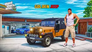 GTA 5: Franklin & Shinchan Buying A New Golden JEEP Major In Gta 5 Malayalam 