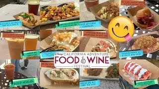 One Item from Each Booth @ DCA's Food & Wine Festival 2018