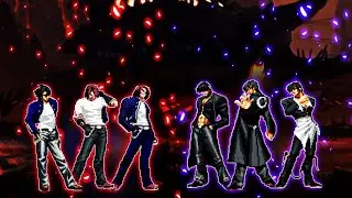 Wicked Kyo Team VS Hyper Iori Team [KOF MUGEN]