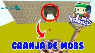 COMO HACER UNA GRANJA DE MOBS EN MINI WORLD / MINI WORLD SERIE / MINI WORLD TUTORIAL
