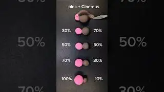 color mixing clay art, #satisfying #relaxing #asmr #shorts