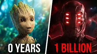 From 0 to 1 Billion Years: The Ultimate Marvel Age Scale