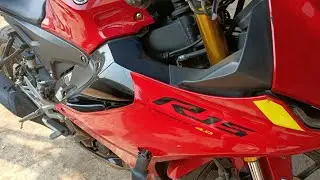 ye kya hogaya spidyy ke saath 3th service me 😔🥺 #r15v4 #rider #vlog