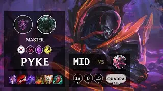 Pyke Mid vs Irelia - KR Master Patch 11.18
