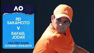 Rei Sakamoto v Rafael Jodar Extended Highlights | Australian Open 2026 First Round
