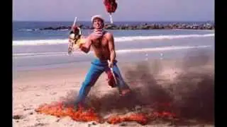 The real chainsaw juggler Robert Gruenberg from the 1980's