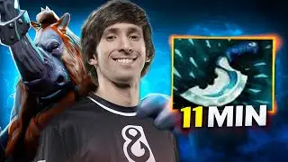 13 minutes of Dendi Magnus outplaying his enemies - insane Magnus in Dota 2
