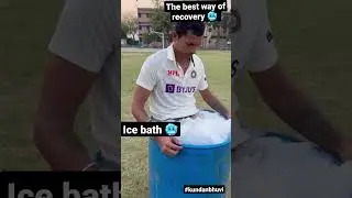 Best way of recovery for cricketer's 🥶#shorts #youtubeshorts #short #cricket
