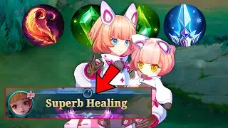 SUPERB HEALING 100%!! ANGELA MAX HEAL BUILD🌸 (must try)