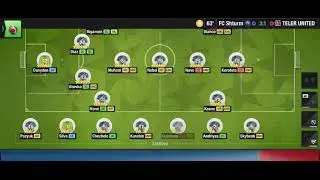 TOP ELEVEN 2021  Футбольный менеджер.Матч 18-го тура.Shturm-TELER UNITED.