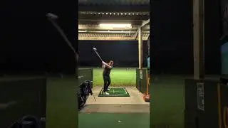 Badatgolf's Ste hitting his TaylorMade Stealth Driver at the Trackman range #golf #golfswing #golfer