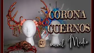 👑Cómo hacer CORONA de cuernos, paso a paso explicado @Thelma M
