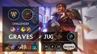 Graves Jungle vs Kindred - NA Challenger Patch 10.16
