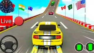 Muscle Car Stunt Racing Games Crazy Car Mega Ramp Stunt
