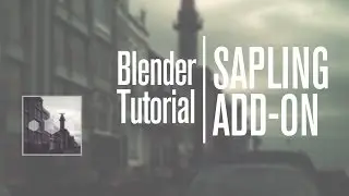Blender Tutorial - Sapling Add-On (Tree Gen.) - #troubletelevision