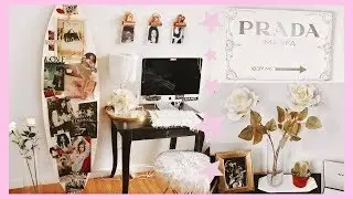 GLAMOROUS BEDROOM TOUR - HIGH FASHION, GIRLY, AESTHETIC