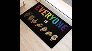 OhaPrints | Rubber Doormat, Welcome Doormat, Indoor Outdoor Door Mat, Home Decor