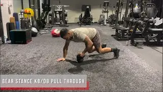 Bear Stance KB Pull Through