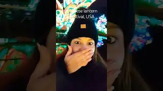 Chinese lantern festival USA #shorts #youtubeshorts #travel #festival #viral #northcarolina #nc