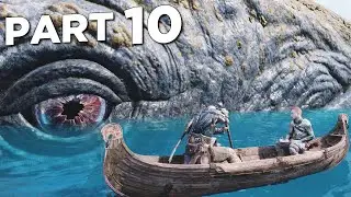 LYNGBAKR GIANT ISLAND CREATURE in GOD OF WAR RAGNAROK PS5 Walkthrough Gameplay Part 10 (FULL GAME)