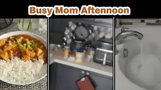 Busy Mom Afternoon | Cooking, Cleaning & a Hot Bath | Day 19
