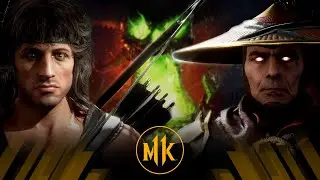 Mortal Kombat 11 - Rambo Vs Raiden (Very Hard)