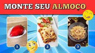 Monte o seu Almo&ccedil;o🥓🫘  |  Escolha Seu Prato dos Sonhos 🤩
