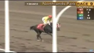 NORTHLANDS PARK  JULY 20 2013 RACE 9     3N4 YEAR OLDS SALE STAKE