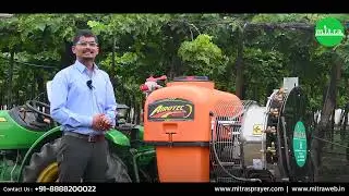 Air assisted Tractor Mounted Orchard Sprayer Information | Best Precision Sprayer | 200 Spray Pump |