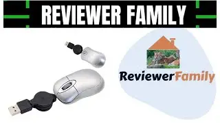 Wired Mouse Mini Small Travel Mice with Retractable Cable 