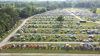 GOBA (Great Ohio Bicycle Adventure) basecamp, 2023, 34th ride