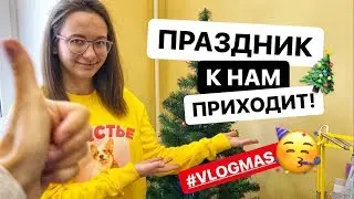 УКРАШАЕМ ДОМ К НОВОМУ ГОДУ с @mariiamacht  #VLOGMAS 2019