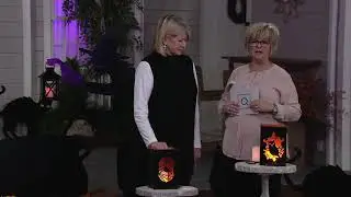 Martha Stewart Indoor/Outdoor Torchier Light Halloween Luminary on QVC