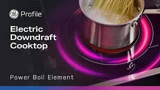 GE Profile Downdraft Electric Cooktop with 9/6 Power Boil Element