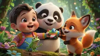 🦊🎵 Песенка про животных, которые делятся и помогают друг другу, для детей! | Доброта и детская пе...
