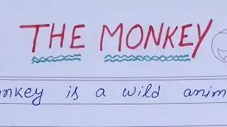 The monkey essay || 10 lines essay on the monkey in english