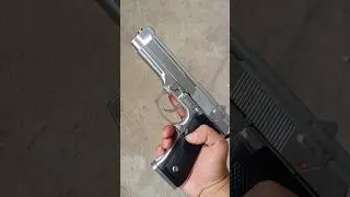 TEST BB METAL 6MM MAINAN SPRING PIETRO BERETTA Q9 SILVER FULL UPGRADE MISTER ANDI 👍