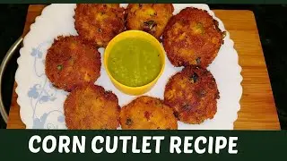 Taje Hare Corn cutlete veg Snacks Recipe | Easy &tasty winter Special Evening Snacks#food #cooking