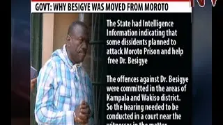 Besigye transferred from Moroto to Luzira prison