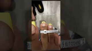 Toe ring sizer | Measure your fingers and toes #permanentjewelry #toes #fancyfeetco #toerings