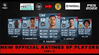 EFOOTBALL 2022 OFFICIAL- ALL BLACK BALL TO GOLD BALL UPGRADES Ft. HAZARD,AGUERO,,,STERLING,[PART-2]