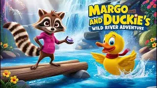 Margo and Duckie&rsquo;s Wild River Adventure | Animal Bedtime Stories for Kids in English | TaleTwists