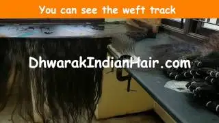 Human Hair Extensions Explained at our Factory |  Packing + Weft Track + Thickness of hair