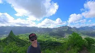 Three Peaks , Oahu Hawaii (Mt. Olomana Trail) (4K) Best hikes on Oahu