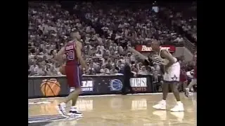 Allan Houston Scores 11 Points in 2 Minutes During First Playoff Game