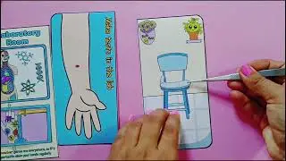 Printable Paper Hospital Tutorial Crafts, #Paperdiy #quitebook  #paperdoll #quitebook #paperdiy