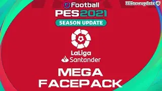 PES 2021/PES 2020 LaLiga Santander Mega Facepack